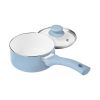 12pc Ceramic Cookware Set;  Blue Linen