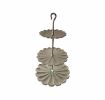 Lotus 3 Tier Cake Stand - Aluminum Decor