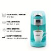 CHULUX Upgrade Single Serve Coffee Maker for K CUP, Mini Coffee Maker Single Cup 5-12oz Coffee Brewer, 3 in 1 Coffee Machine for K Cups Pod Capsule Gr