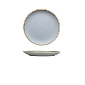 Pure color matte ceramic plate (Color: Blue, size: 10 inches)